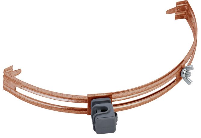 Держатель проводника круглого 6-8мм для конька медь IEK - ZDP80-50-4-68