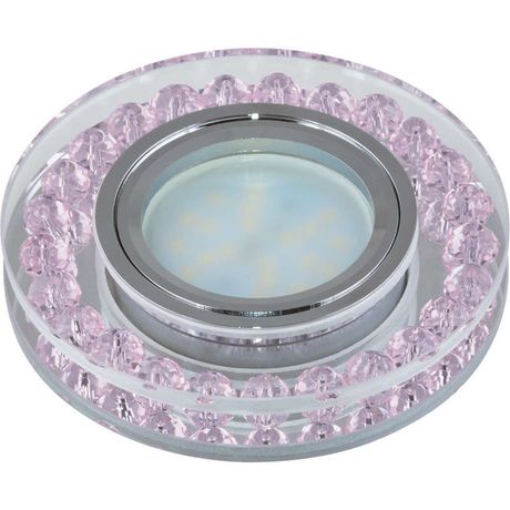 Светильник DLS-P102 "Peonia" GU5.3 CHROME/PINK Fametto 09986