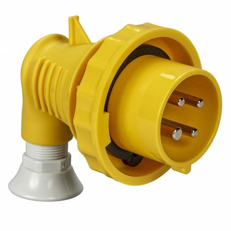 Вилка кабельная угловая 16А 3PE 100-130В винт. IP67 SchE 81776 APC