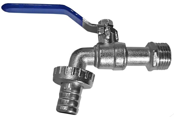 Кран шаровой водоразборный под шланг 1/2' ручка ECO - 03965 AQUALINK AQUALINK арт. 03965