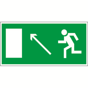 Пластина Напр. к эвакуационному выходу налево вверх BL-3517.E06 - a12970 BS