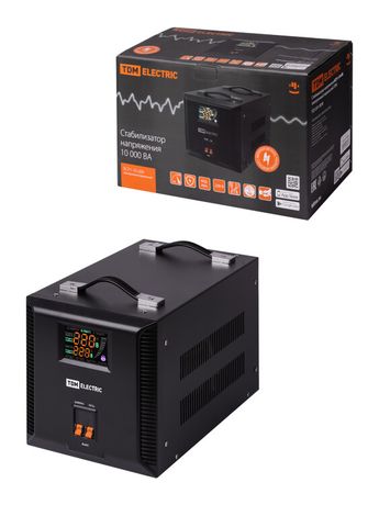 Стабилизатор напряжения БСР1-10,0 кВА электронный переносной | SQ1201-0038 TDM