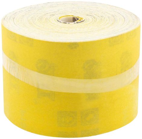 Бумага нажд.в рулонах, на бум.финской основе, ал.-окс. 115 мм х 50 м (Р 150) - 38057 РОС