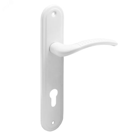 Комплект ручек АЛЛЮР 132-1 85 мм WW белая - 13717 ПТК