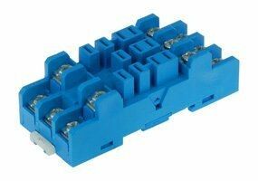 Розетка с винтовыми клеммами (под шайбу) для реле 62.31, 62.32, 62.33; в комплекте металлическая клипса 092.53; версия: синий цвет | 92431SMA Finder 92.43.1SMA