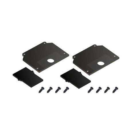 Комплект торцевых заглушек для трека SMART ONE |TR2025-BK| DENKIRS 722879