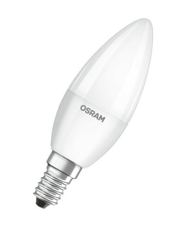 Лампа светодиодная LED Star Classic B 60 6.5W/827 6.5Вт свеча матовая 3000К тепл. бел. E14 550лм 220-240В пластик. OSRAM 4058075134171