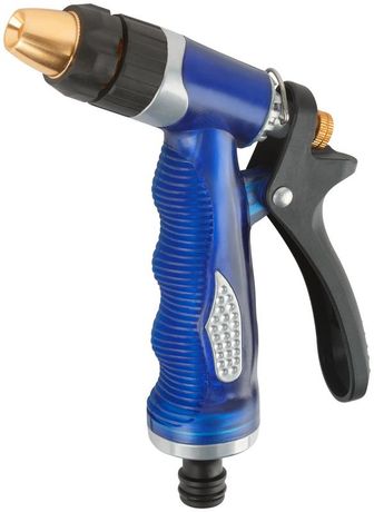 Пистолет для полива регулируемый, синий Профи 155 мм - 77301 РОС