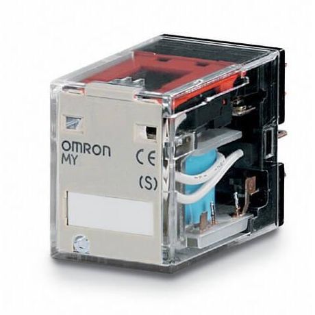 Реле 24В 4PDT MY-S DC MY4N 24DC (S) светодиод. индикатор Omron 114040