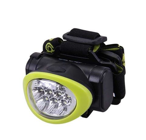 Фонарь налобный H4-L10-gn 10LED 3 режима: 10LED/4LED/мигающ. 3хAAA (не в компл.) зел. ФАZА 5006997 ФАЗА .4895205006997