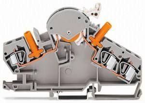 Клемма 0.2-6мм2 тестовая с размыкателем (20шт) - 282-860 Wago