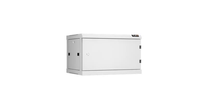 Настенный шкаф 19 дюймов, 6U, металл, 600х450, разборный, GY - ЭКО47681 TLK TWC-066045-R-M-GY