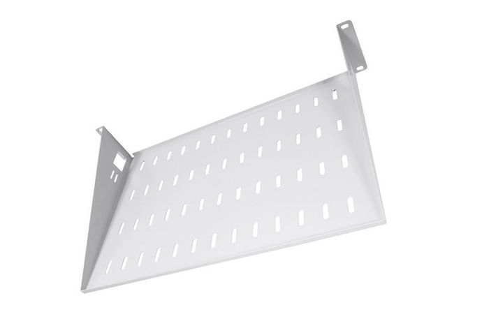 Полка стационарная МС-30-9005 19дюйм 2U Г=300мм нагр. 15кг черн. ЦМО 1439750