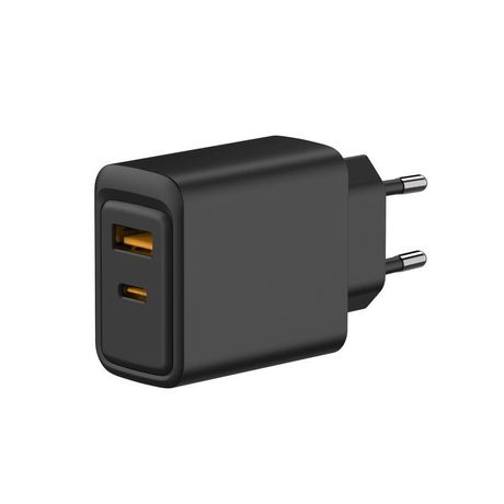 Устройство зарядное сетевое с портами USB-A и USB-C 30Вт черн. Rexant 18-2219 MEET