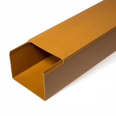 Кабель-канал бук 2-й замок в п/э 60х60 (12 м/уп) | PR03.0203 Промрукав Строитель