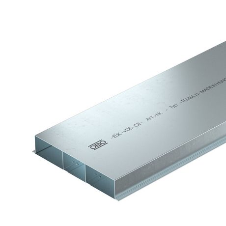 Кабельный канал для заливки в стяжку EUK 2000x250x48 мм (сталь) (S3 25048) | 7400332 OBO Bettermann