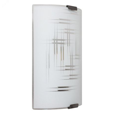 Светильник НББ-21-60 М21 Элегант 150х220 матовый белый/клипсы штамп металлик индивидуальная упаковка - 1005205663 Элетех