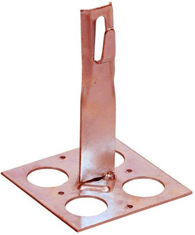 Держатель проводника круглого 6-8мм для плоской кровли h=150мм медь IEK - ZDP85-50-1-68-150