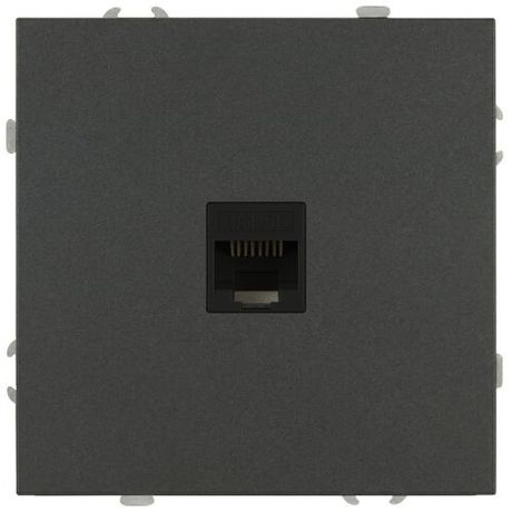 Розетка информационная 1-м RJ45 СП 16А IP20 250В Galaxy графит MC Б0070745 MC арт. Б0070745