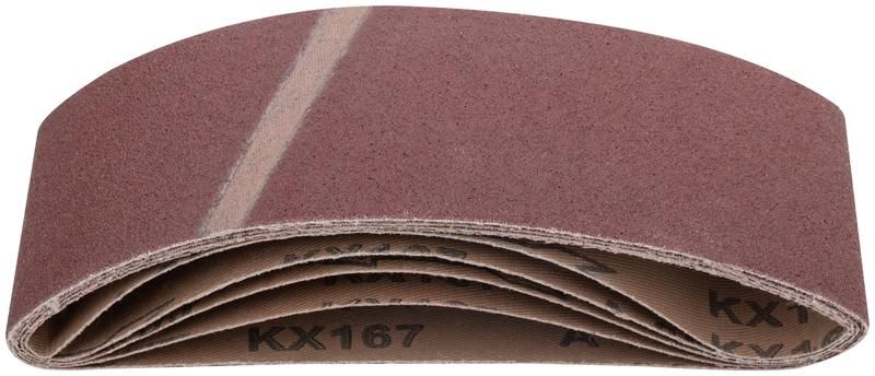 Лента шлифовальная бесконечные водостойкие на тканевой основе (уп.5шт) 75х457мм Р 80 FIT 39684 РОС