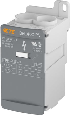 Блок DBL400-PV распределительный, ввод макс. 2x95 кв.мм. - 1SNL340011R0000 Тайко Электро (ОУЭО)