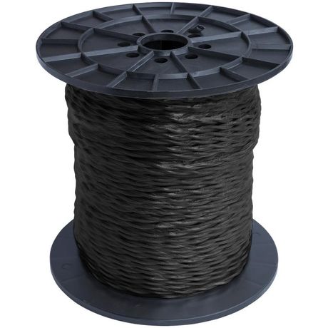 Провод ретро 2х1.5 черн. (уп.200м) RetroElectro 2254767