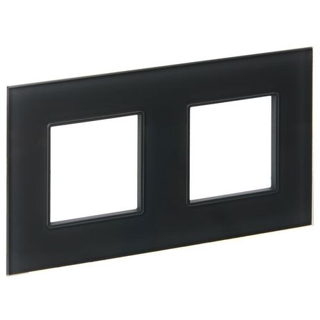 Рамка 2-м SKANDY SK-F22G стекло графит IEK SK-M22-G-K53