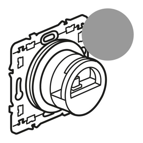 Накладка для смартфона Celiane титан Leg 068524 Legrand