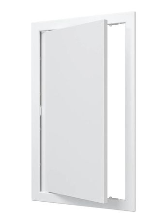 Люк ревизионный AD 268х418мм фланец 246х396мм нажимной пластик AURAMAX AD2540 ЭРА