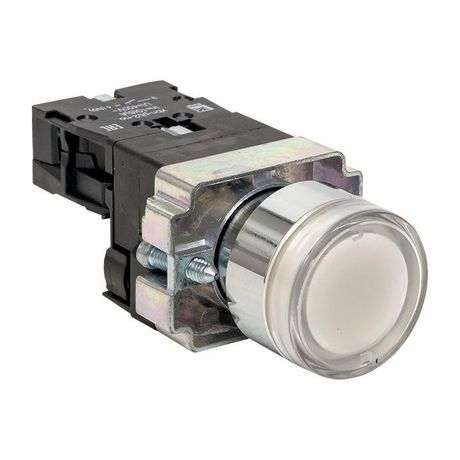 Кнопка BA21 с подстветкой 230В белая NO PROxima | xb2-bw21-230 EKF