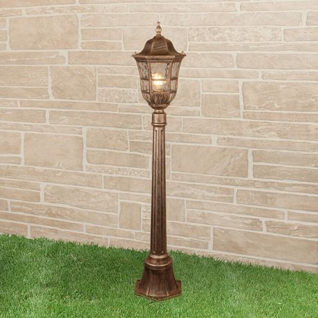 Светильник садово-парковый Dorado F черное золото (GL 1013F) | a043640 Elektrostandard