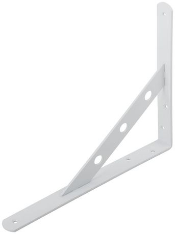 Уголок-кронштейн усиленный 250х200мм бел. КУРС 66105
