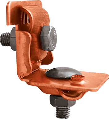 Держатель проводника круглого 6-10 мм для фальца 0.7-8 универсальный, медь|91090-2|Ezetek