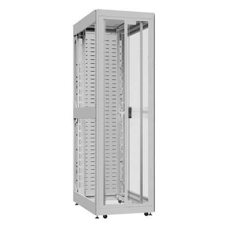 Шкаф серверный 42U 800х1200 передняя дверь: двустворчатая перфорированная IP20. задняя протект IP41. боковые панели: без. цвет: серый RAL7035 - EX 8242.7460 SYSMATRIX