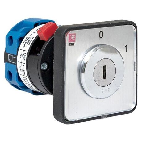 Переключатель кулачковый ПК-1-194 10А 4P с ключом для амперметра PROxima | pk-1-194-10 EKF