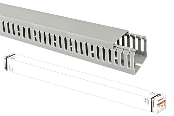 Кабель-канал перфорированный 60х60 перфорация 4/7 (16 м) - SQ0410-0006 TDM