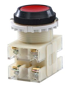 Выключатель кнопочный ВК30-10-22110-40 У2 2НО+2НЗ цилиндр 10А IP40 660В красн. Электротехник ET053777