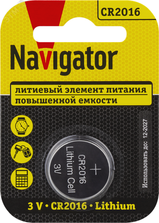 Батарейка NBT-CR2016-BP1 - 29257 Navigator 93821