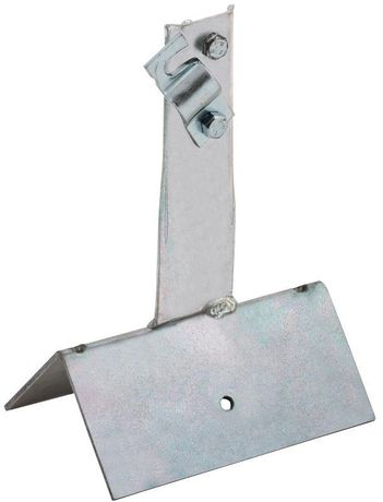 Держатель проводника круглого 6-10мм винтовой для конька широкого h=100мм оцинкованная сталь IEK - ZDP81-11-4-16-100
