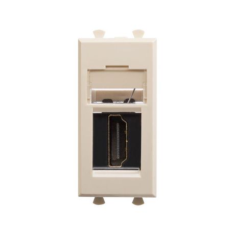 Розетка HDMI 1мод. Avanti "Ванильная дымка" модульная тип А-А ДКС 4405251