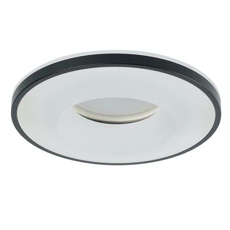 Светильник ИВО-50W G5.3 круг без лампы черный - 51939 FERON