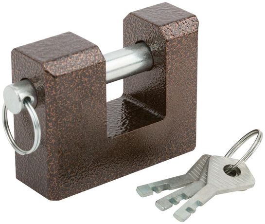Замок навесной "Стандарт" ВС2-3-01С 80х60мм корпус из алюм. сплава стальная дужка 12мм 67026