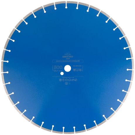 Диск отрезной алмазный по бетону 500х3.8х7х25.4мм MOS 37334М