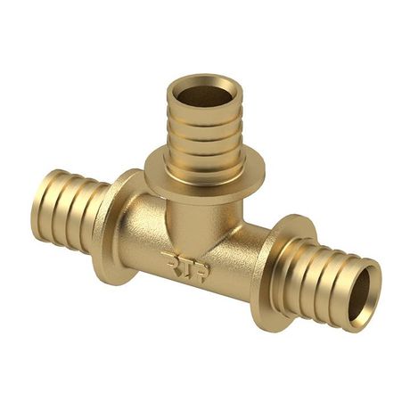 Тройник аксиальный латунь 40 желт. RTP 29309