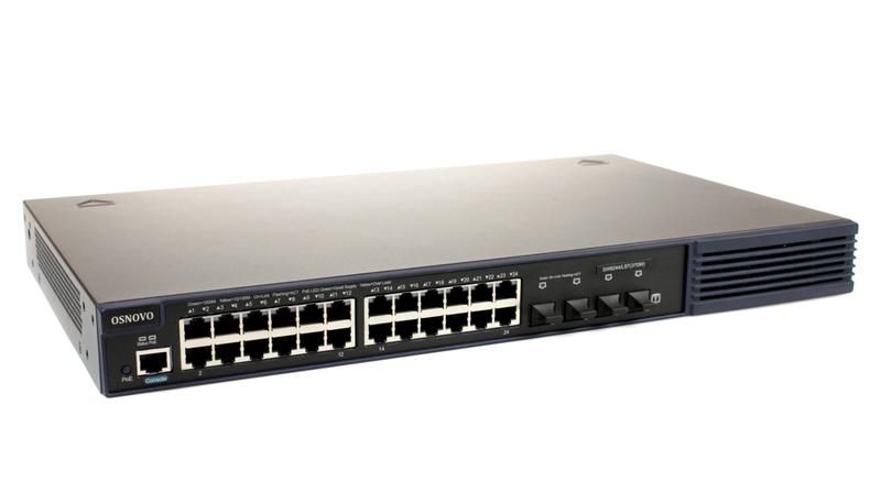 Коммутатор управляемый L2+ стекируемый PoE SW-8244/LST(370Вт) Gigabit Ethernet на 24 RJ45 + 4хSFP uplink порта OSNOVO 14694 OSNOVO арт. 14694