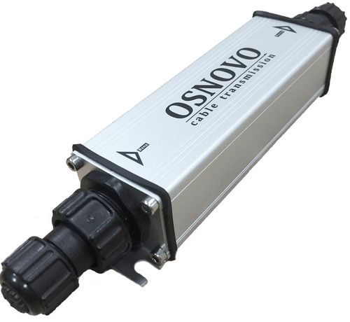Удлинитель уличный PoE 10M/100M Fast Ethernet до 500м (до 22Вт) E-PoE/1W OSNOVO 1000634316