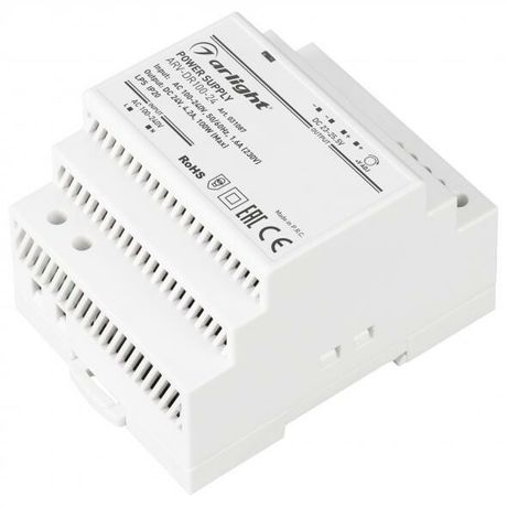 Блок питания ARV-DR100-24 (24V, 4.2A, 100W) (Arlight, IP20 DIN-рейка) | 031087 Arlight