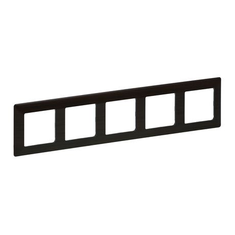 Рамка 5-м Valena Life универсальная темн. дерево Leg 754175 Legrand