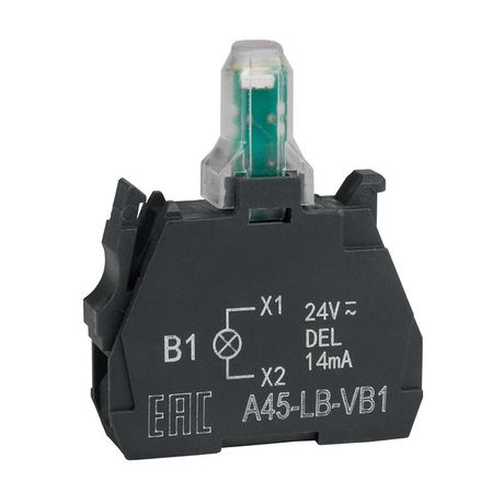 Световой блок OptiSignal D22 A45-LB-VB1 белый 24VACDC ZBVB1 |332202| КЭАЗ