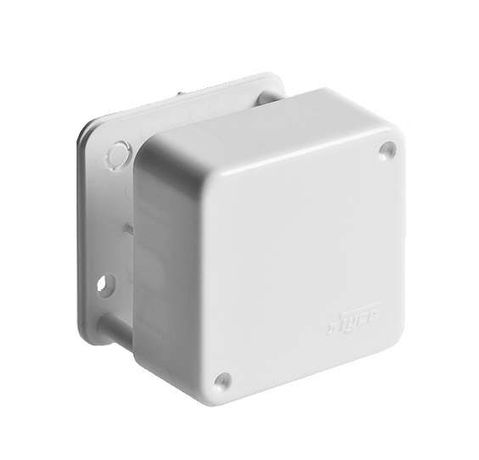 Коробка распределительная для о/п, 79х79х32мм (2 клемника) белая | 65004 Рувинил TYCO